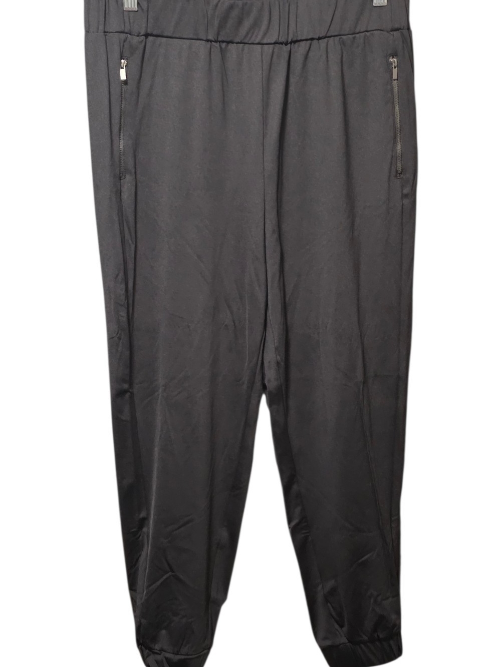 bagatelle Black Jogger Pants with Zip Pockets